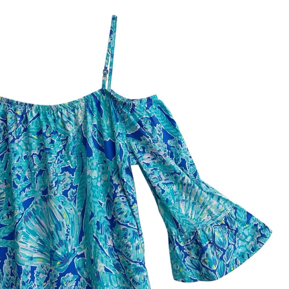 Lilly Pulitzer Limited Edition Girls Tortuga Time Cotton Dress XL - Picture 5 of 10